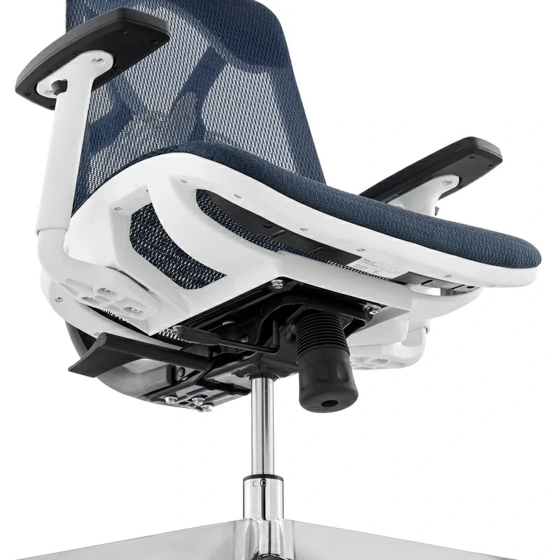 Ergonomic Commercial Project High Back Office Chair with Headrest (Blue)