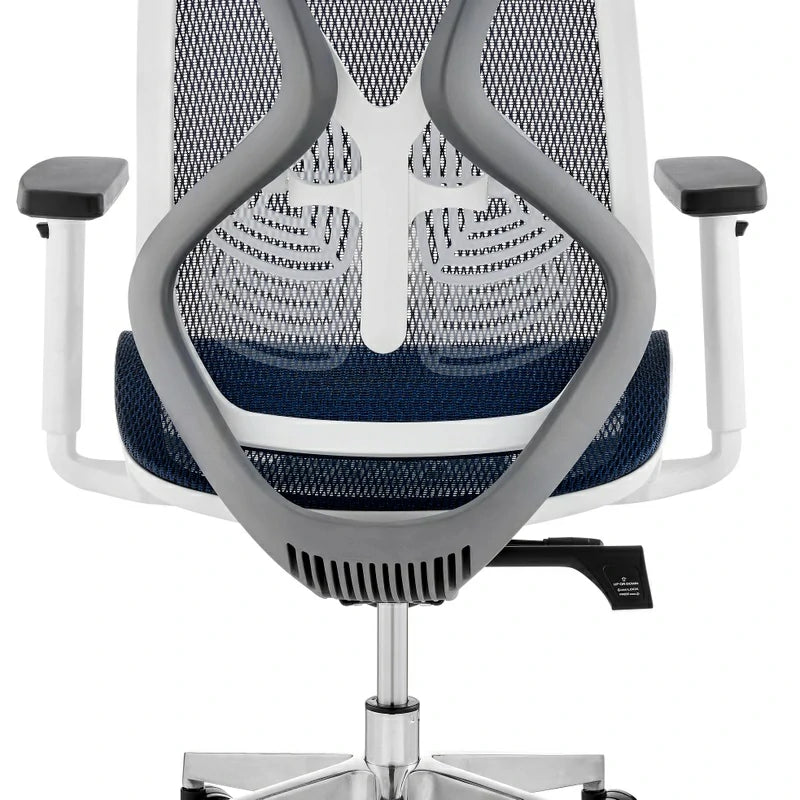 Ergonomic Commercial Project High Back Office Chair with Headrest (Blue)