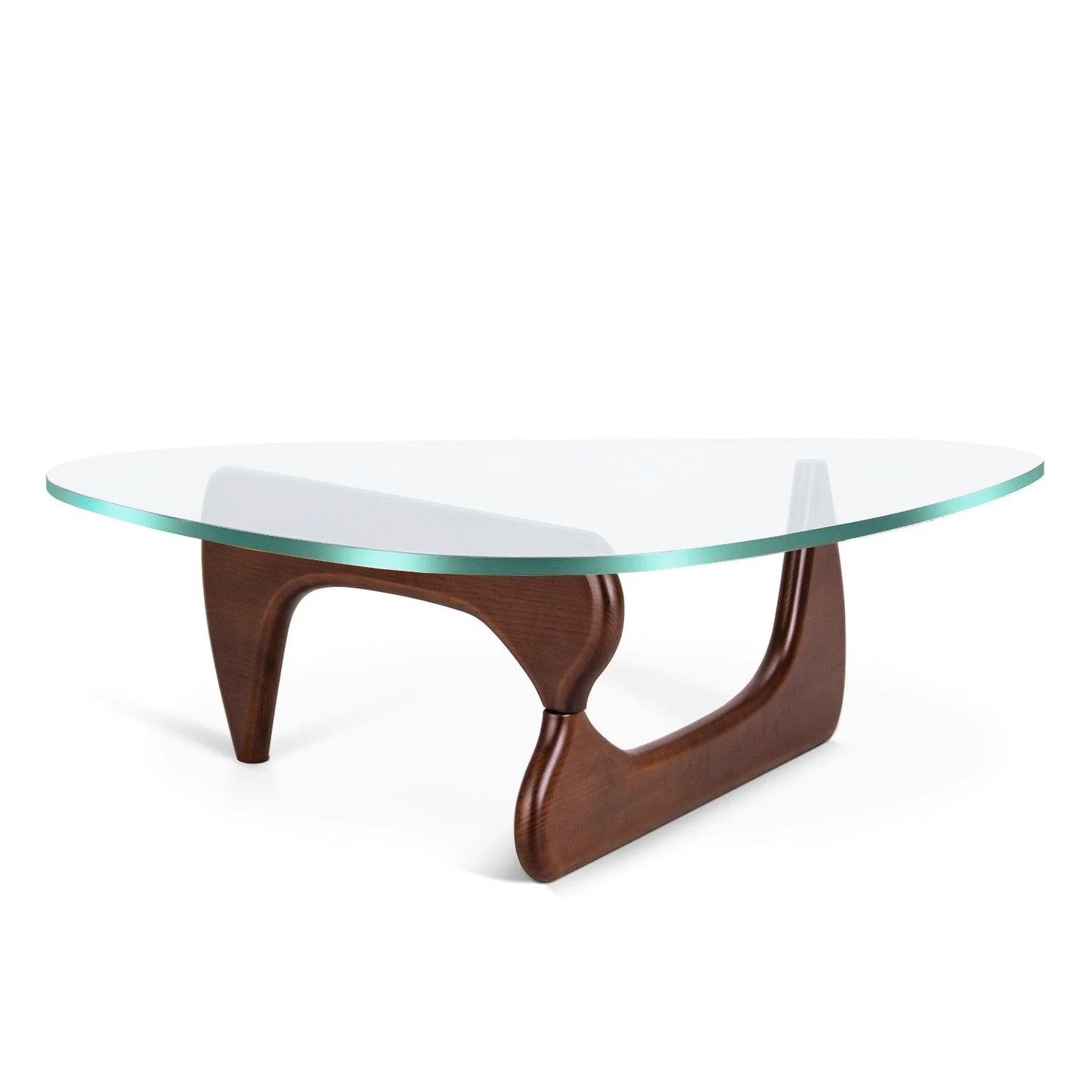noguchi coffee table top replacement dark walnut