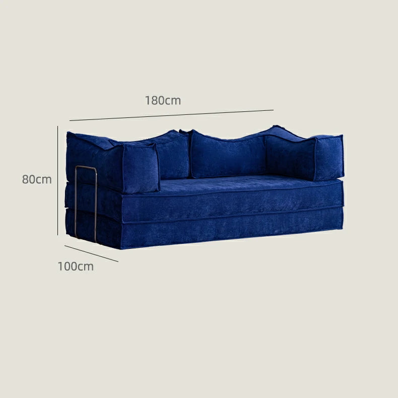 Apartment folding couch bed small sectional sofa Compression foam sofa
