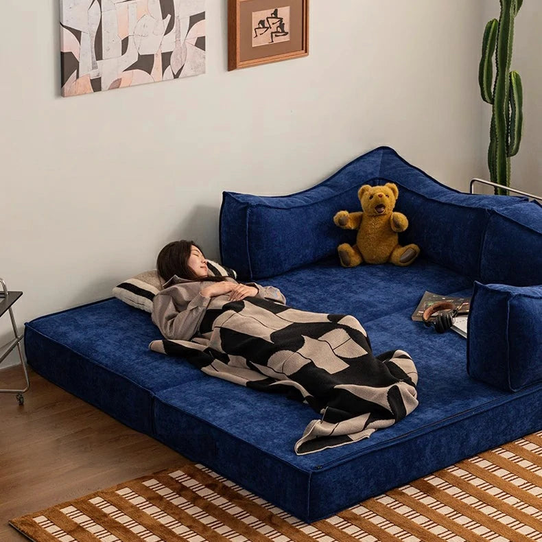 Apartment folding couch bed small sectional sofa Compression foam sofa