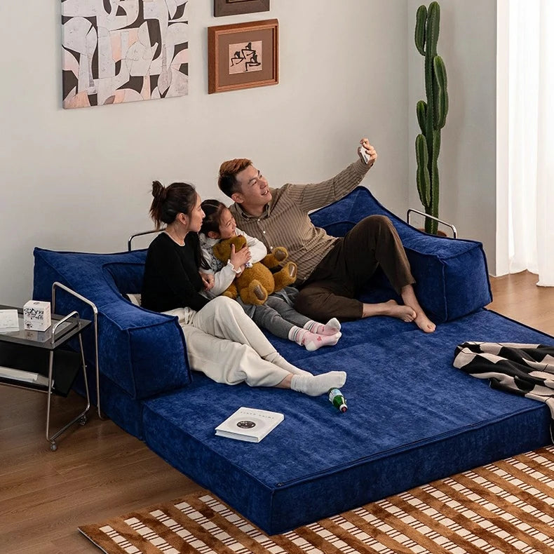 Apartment folding couch bed small sectional sofa Compression foam sofa