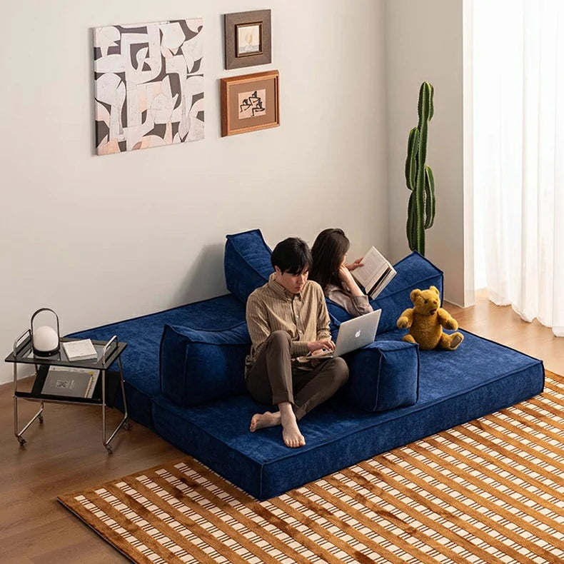 Apartment folding couch bed small sectional sofa Compression foam sofa