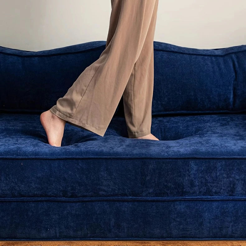 Apartment folding couch bed small sectional sofa Compression foam sofa