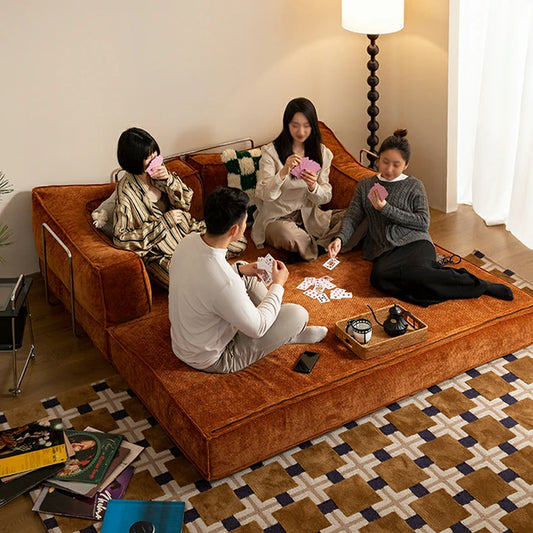 Compression foam sofa bed