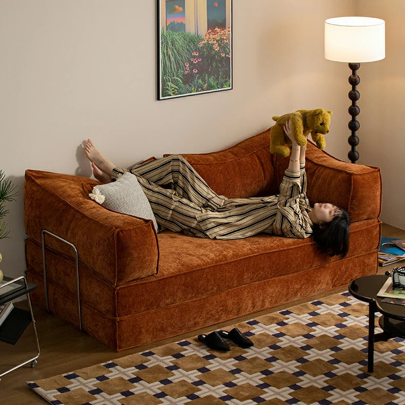 Compression foam sofa bed