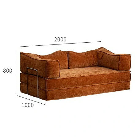 Apartment single schlafsofa Sofa Bed small sectional Compression foam sofa 200cm