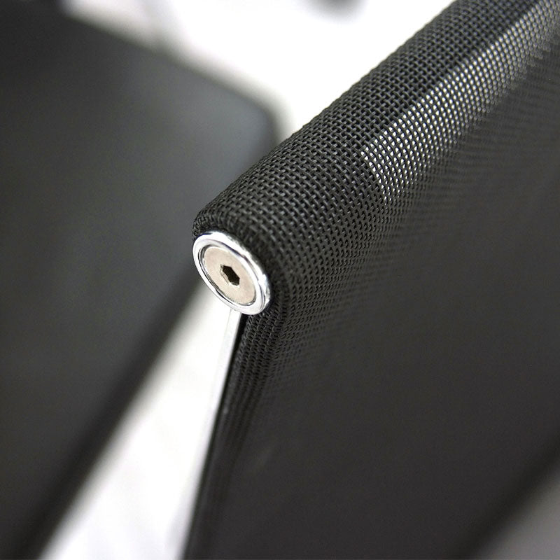 Eames executive office chair High Back black mesh close up