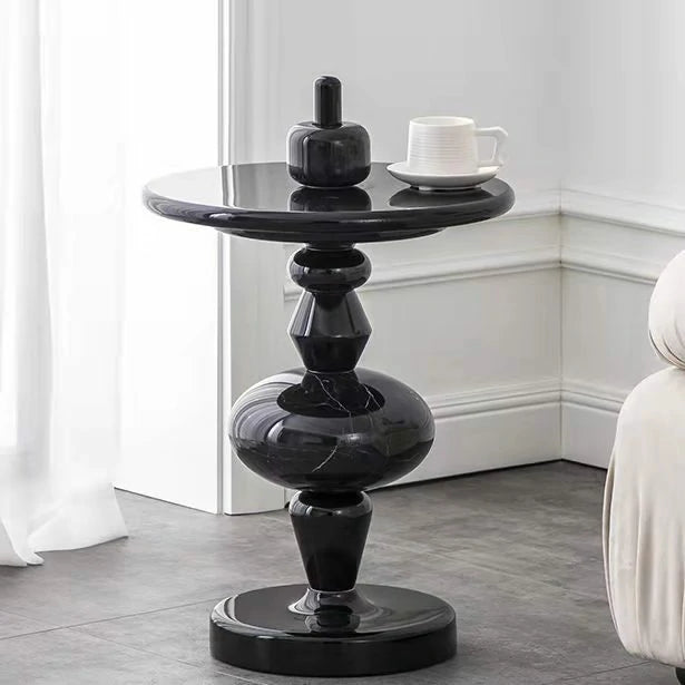 MH1 Shuffle Side Table black Glossy paint