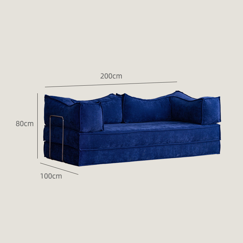Teddy Compressible sofa Apartment folding couch bed small sectional sofa foam sofa