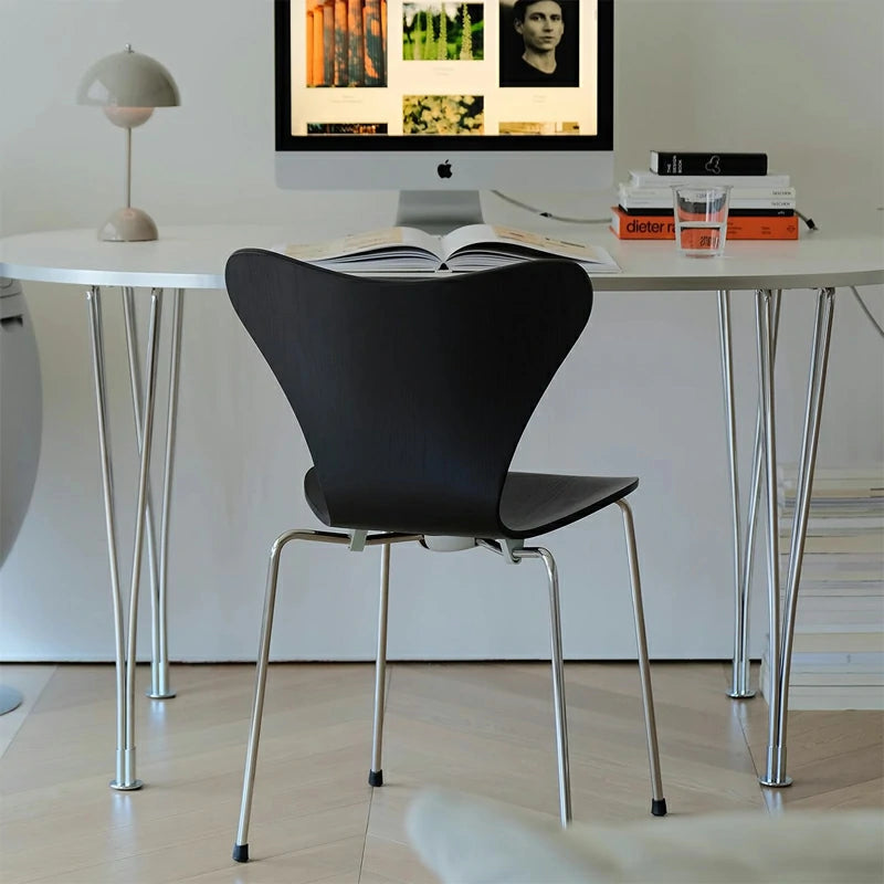 Fritz Hansen Series 7 Chair Chrome Legs