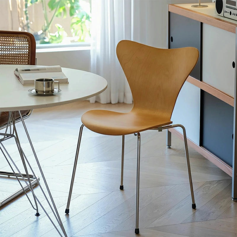 Fritz Hansen Series 7 Chair Chrome Legs