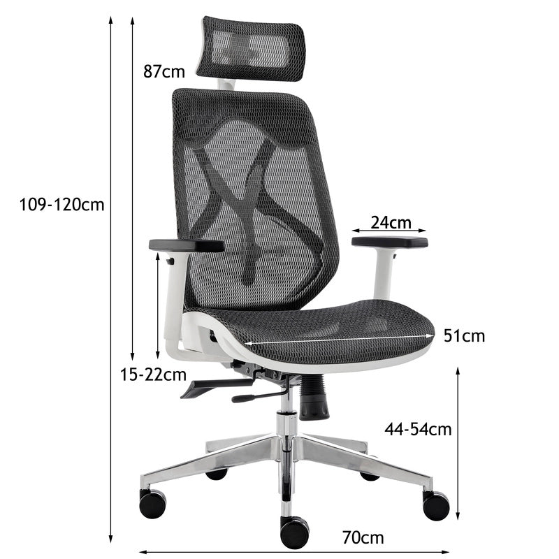 Ergonomic Commercial Project High Back Office Chair with Headrest