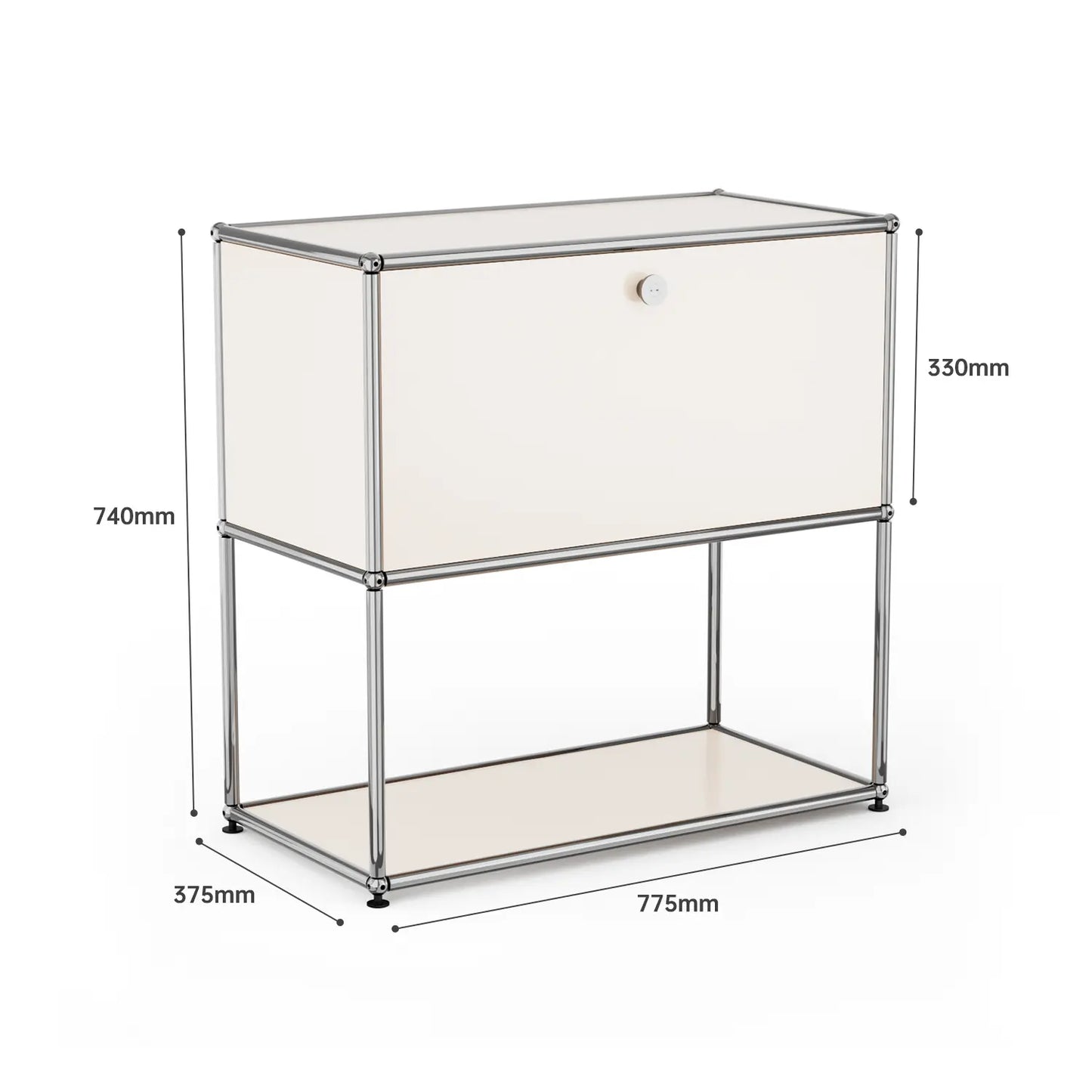 USM Haller Sideboard Bedside Table whtie