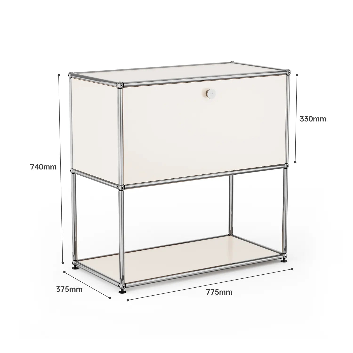 USM Haller Sideboard Bedside Table whtie
