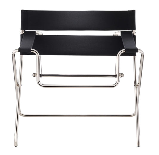 D4 folding armchair black