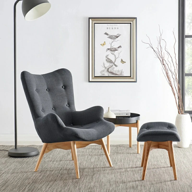 Grant featherston replica contour lounge chair & ottoman| R160