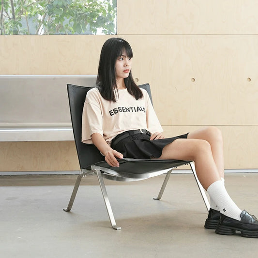 PK22 Lounge Chair black leather