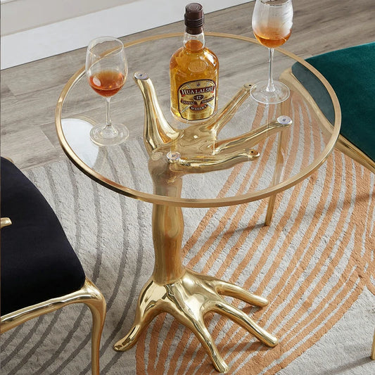 Superluxe Dichotomy Hands Sculptural Table