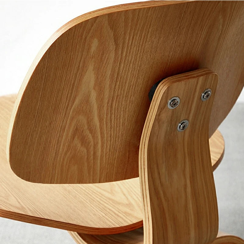 Eames Style Plywood LCW Lounge Chair close up