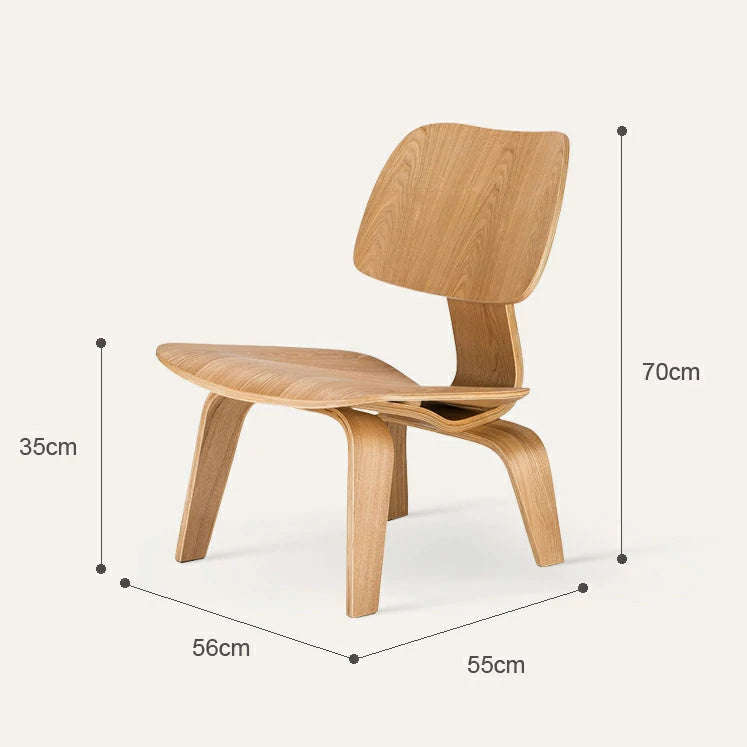 Replica Eames Molded Plywood Lounge Chair Walnut (LCW)