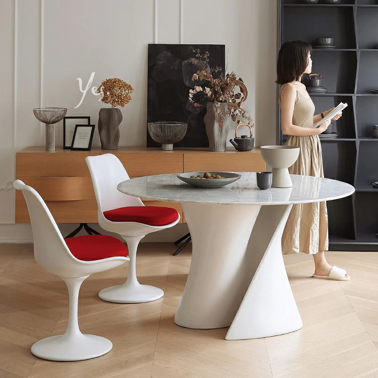 Tulip Chair red seat