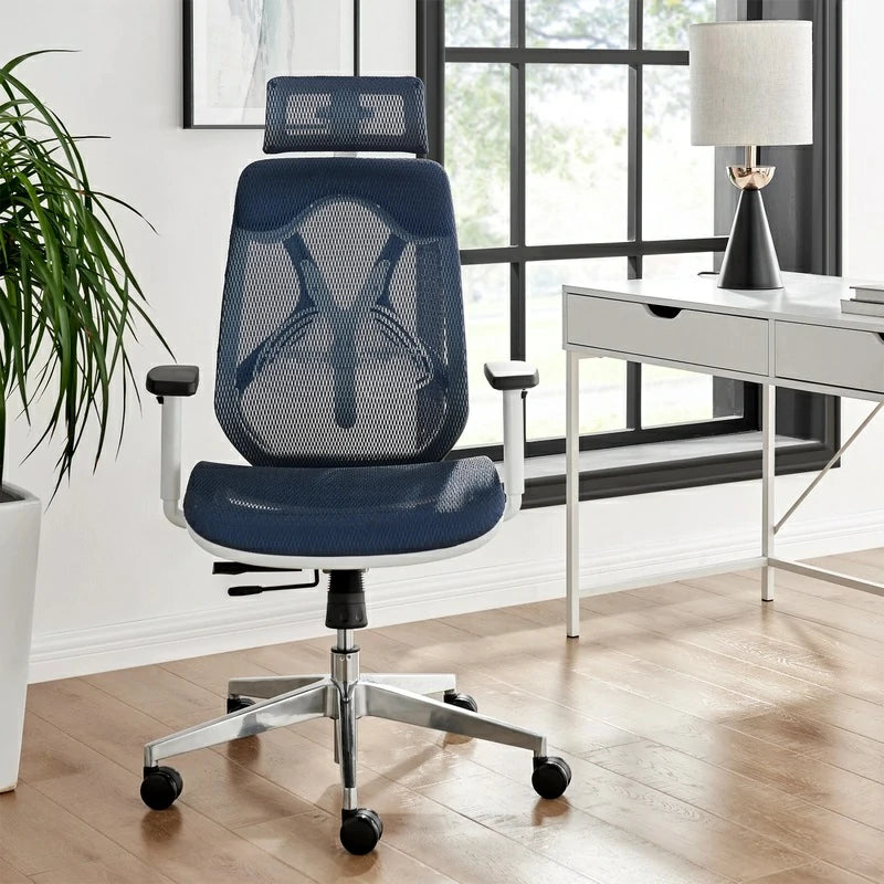 Ergonomic Commercial Project High Back Office Chair with Headrest front side