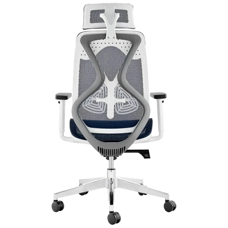 Ergonomic Commercial Project High Back Office Chair with Headrest back side