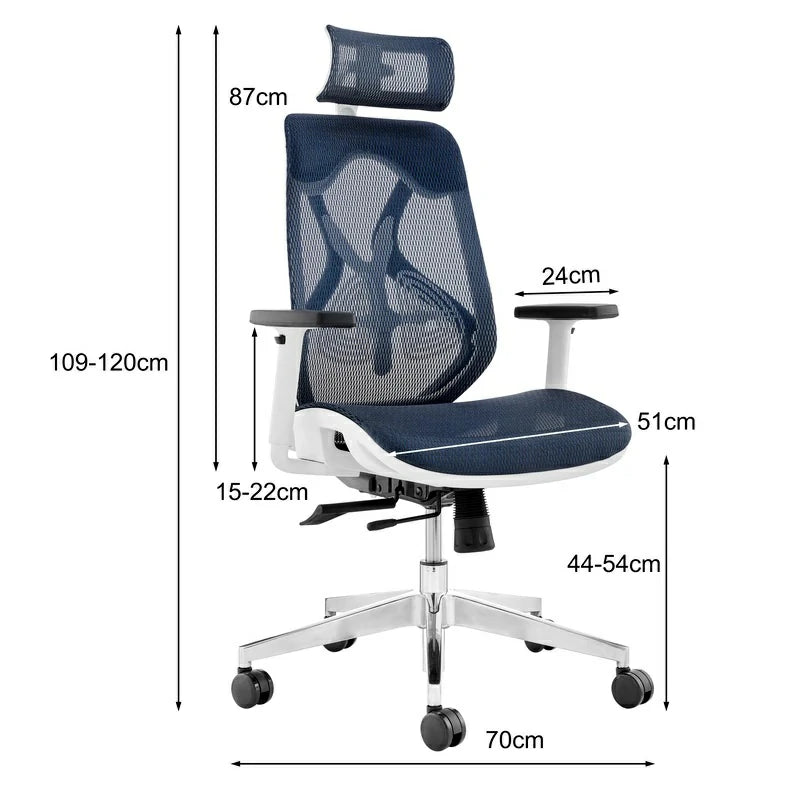 Ergonomic Commercial Project High Back Office Chair with Headrest