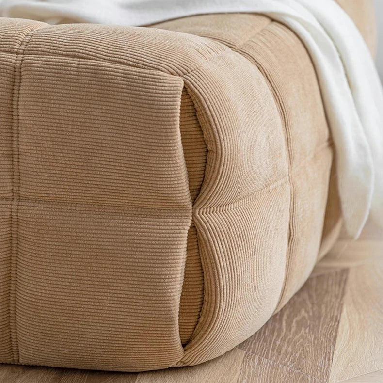 Cozy Solid Color Sponge Filled Bean Bag Chair Lazy Floor Sofa