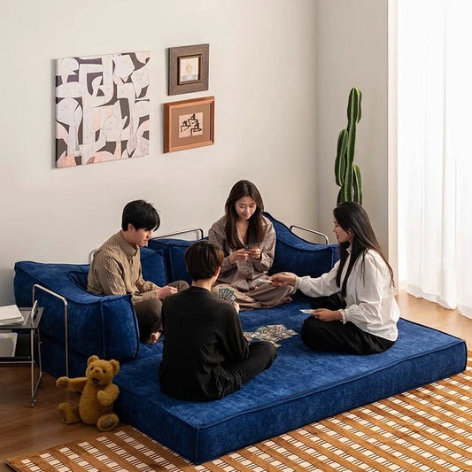 Apartment folding couch bed small sectional sofa Compression foam sofa