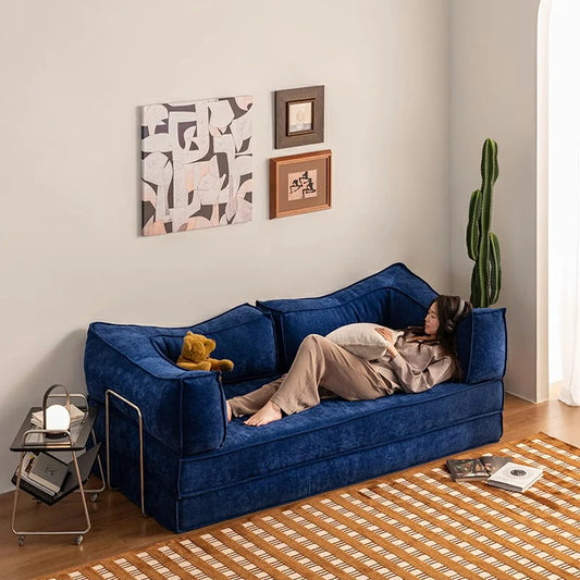 Apartment folding couch bed small sectional sofa Compression foam sofa