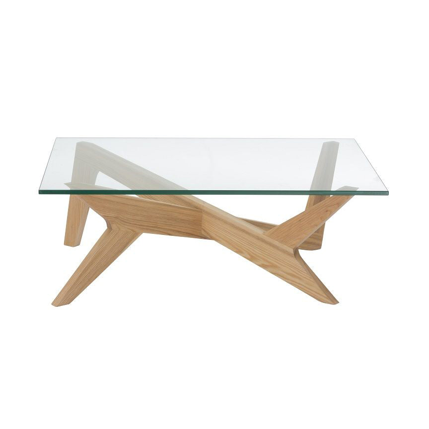 Mesa de centro cruzada réplica de Matthew Hilton