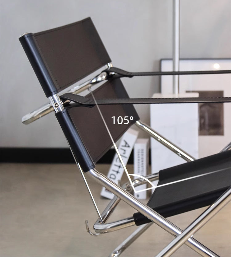 D4 folding armchair black