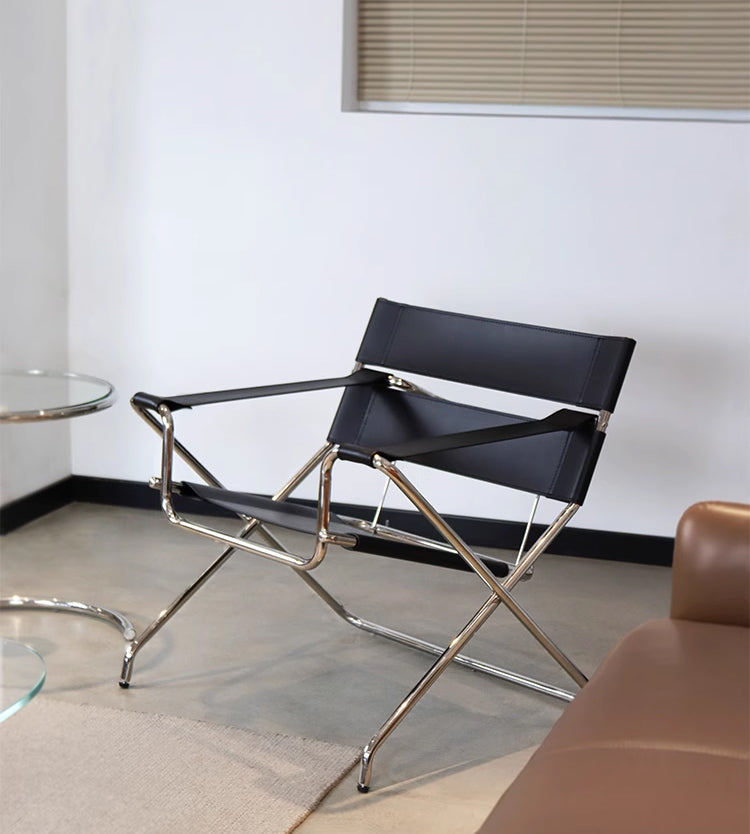D4 folding armchair black