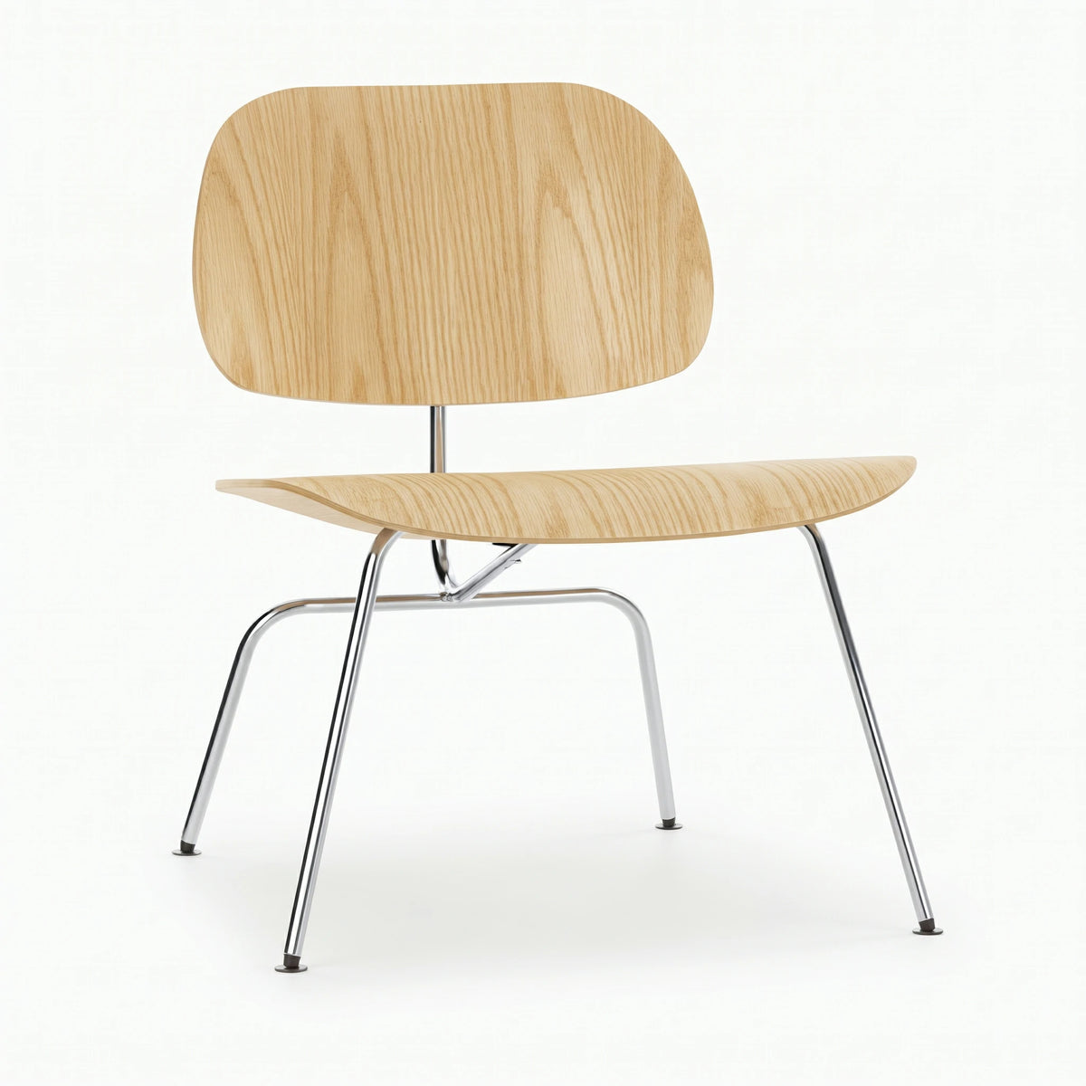 Chaise longue LCW en contreplaqué de style Eames