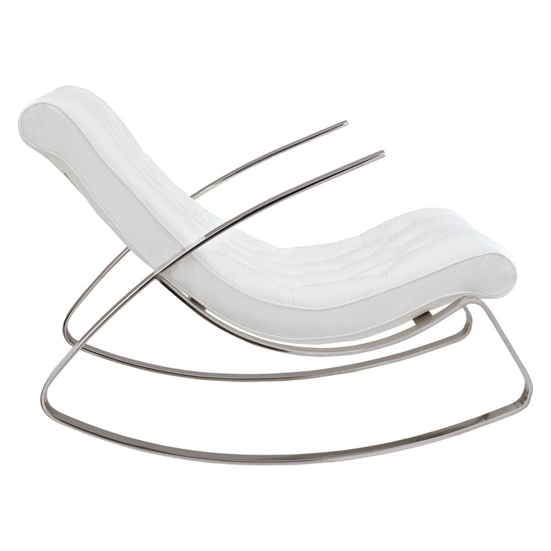 Littleton Leather Rocking Chair white