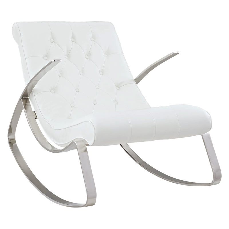 Littleton Leather Rocking Chair white