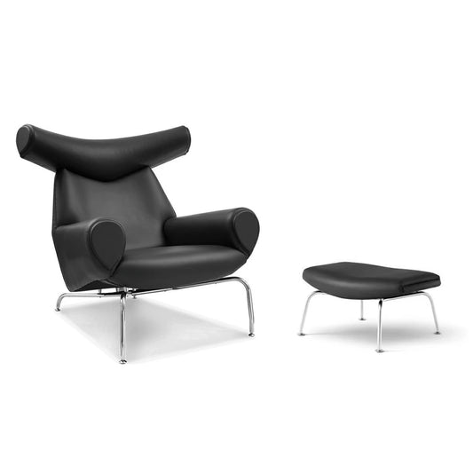 1. The Wegner Ox Chair & Ottoman