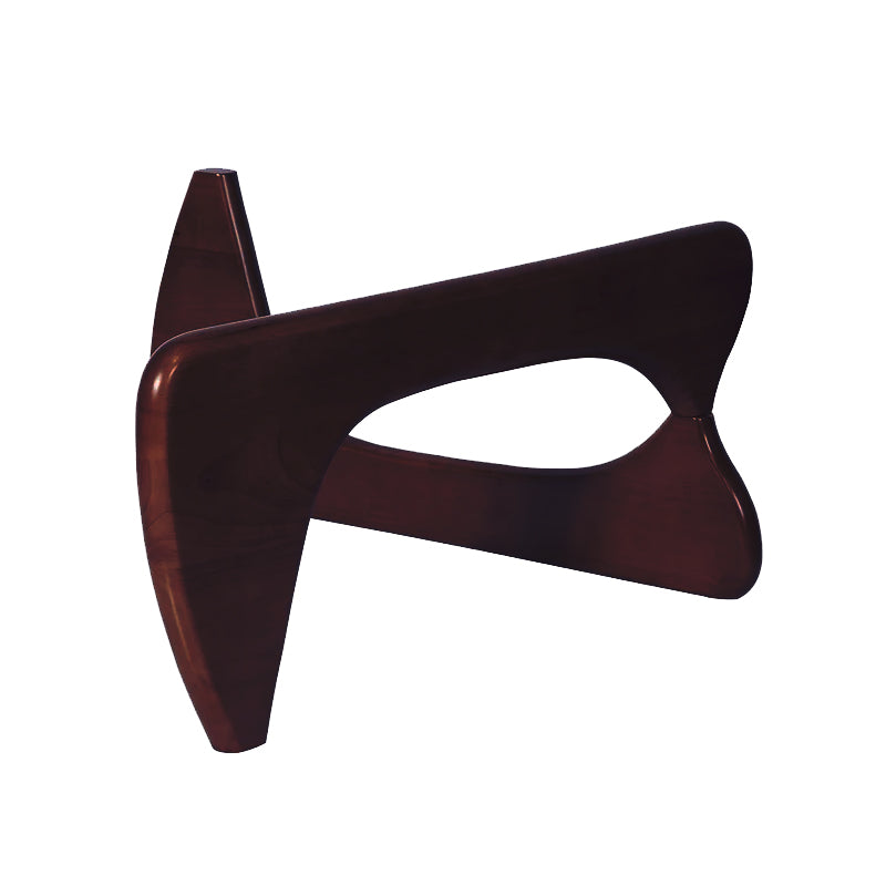 Replica lsamu Noguchi coffee Table dark walnut Base