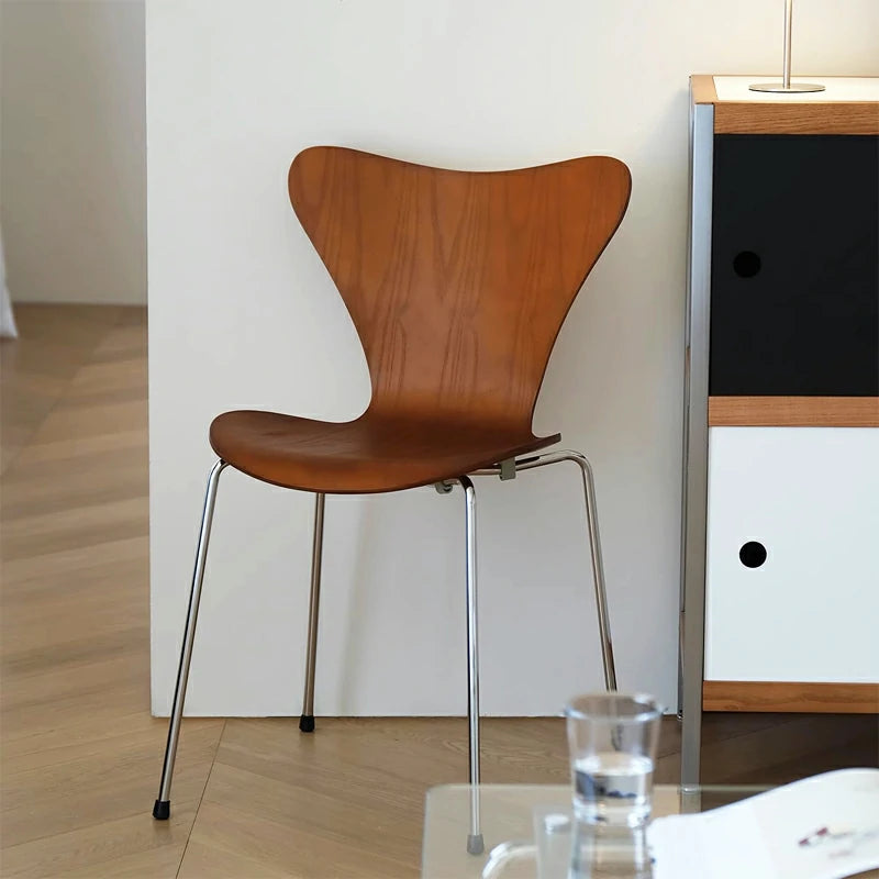 2. Fritz Hansen Series 7 Chair Chrome Legs