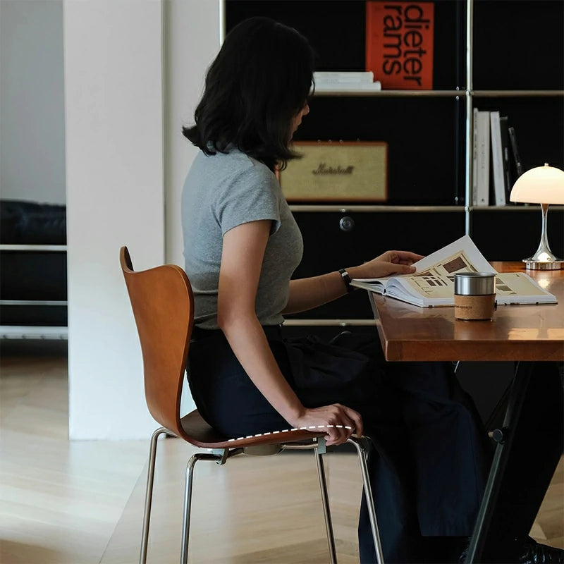 Fritz Hansen Series 7 Chair Chrome Legs
