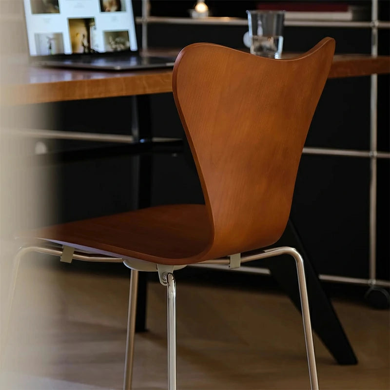 Fritz Hansen Series 7 Chair Chrome Legs