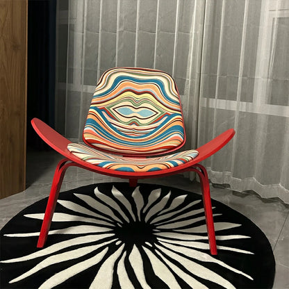 Hans Wegner Shell Chair CH70 Red Fabric|Replica