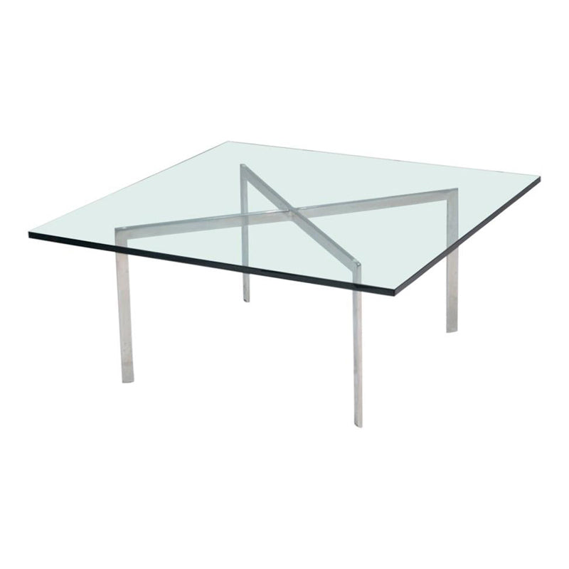 Barcelona-Tugendhat Coffee Table-Square-15mm Glass - $699.00