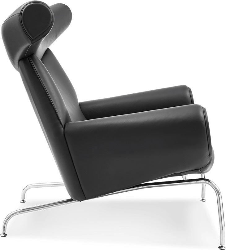 Wegner Style Ox Chair & Ottoman