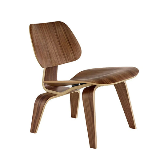 Chaise longue LCW en contreplaqué de style Eames
