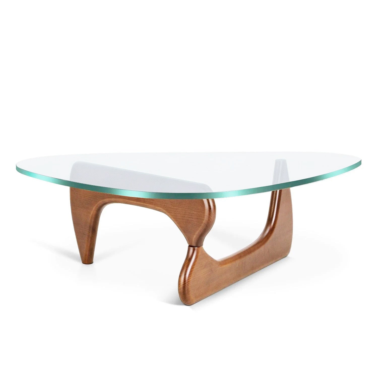 noguchi coffee table  top replacement light walnut