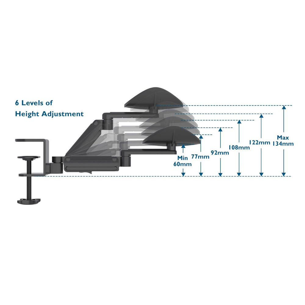 Ergonomic Arm Rest Support for Desk PC 