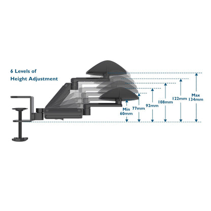 Ergonomic Arm Rest Support for Desk PC 
